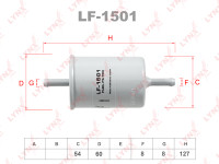 как выглядит фильтр топливный lynxauto lf-1501 на фото
