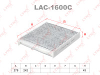 как выглядит lynx фильтр салонный lac1600c на фото