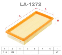 как выглядит lynxauto фильтр воздушный la1272 на фото
